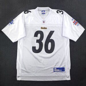 Pittsburgh Steelers Super Bowl Jersey NFL Football 2006 Jerome Bettis 36 Large